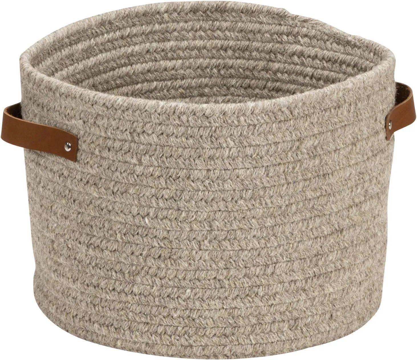 Colonial Mills Monaco Basket, 14"x14"x10", Grey