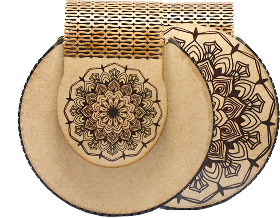 Cookie Wooden Cross body Bag