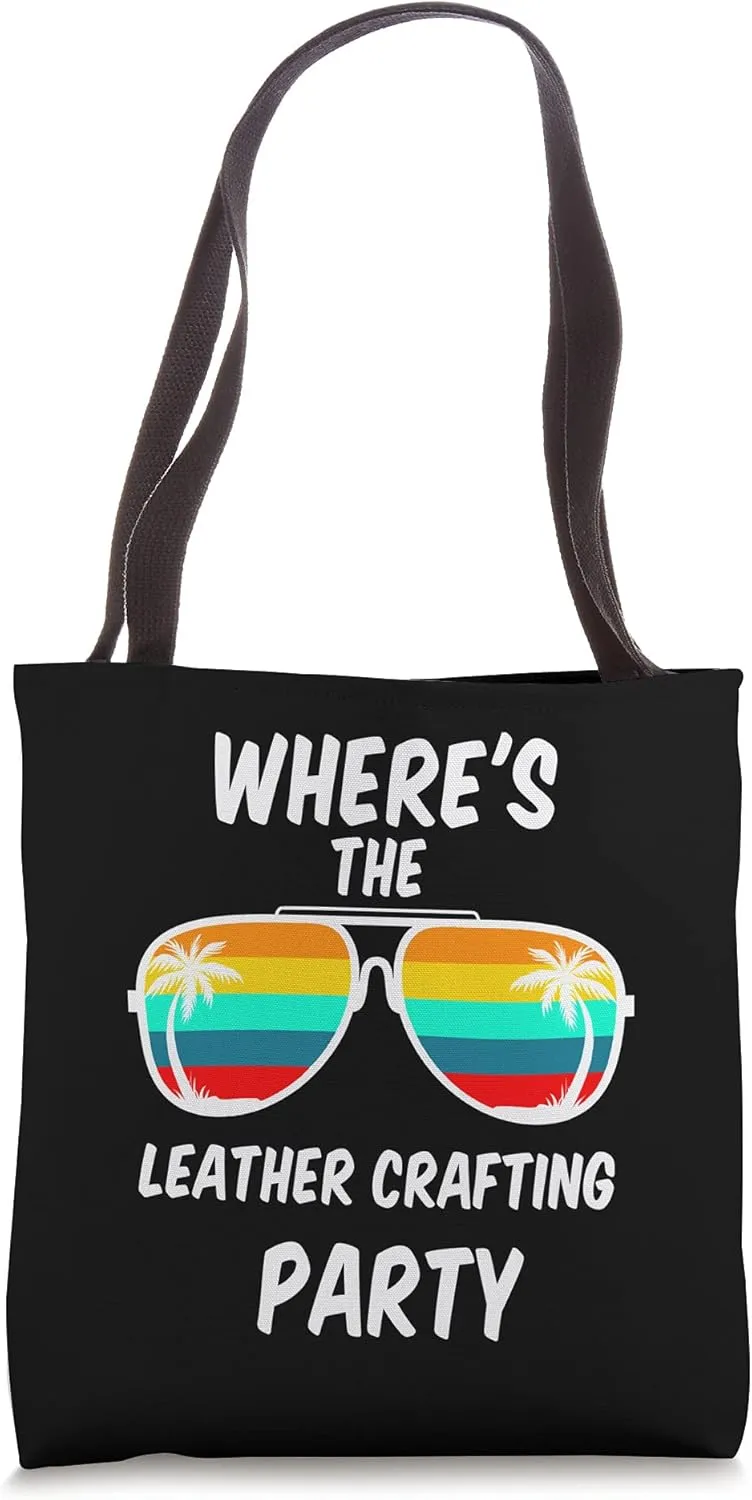 Cool Funny Leather Crafting Tote Bag