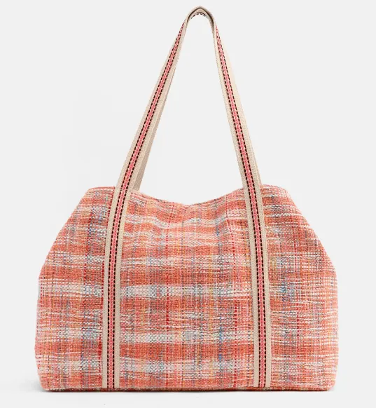 Copper Tan  Eye Embellished Tote