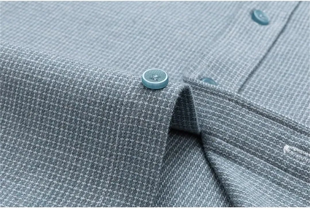 Cotton Striped Full Shirts for Men Slim Fit Casual Shirt Long-Sleeve Plaid Casual Shirts Soft Designer