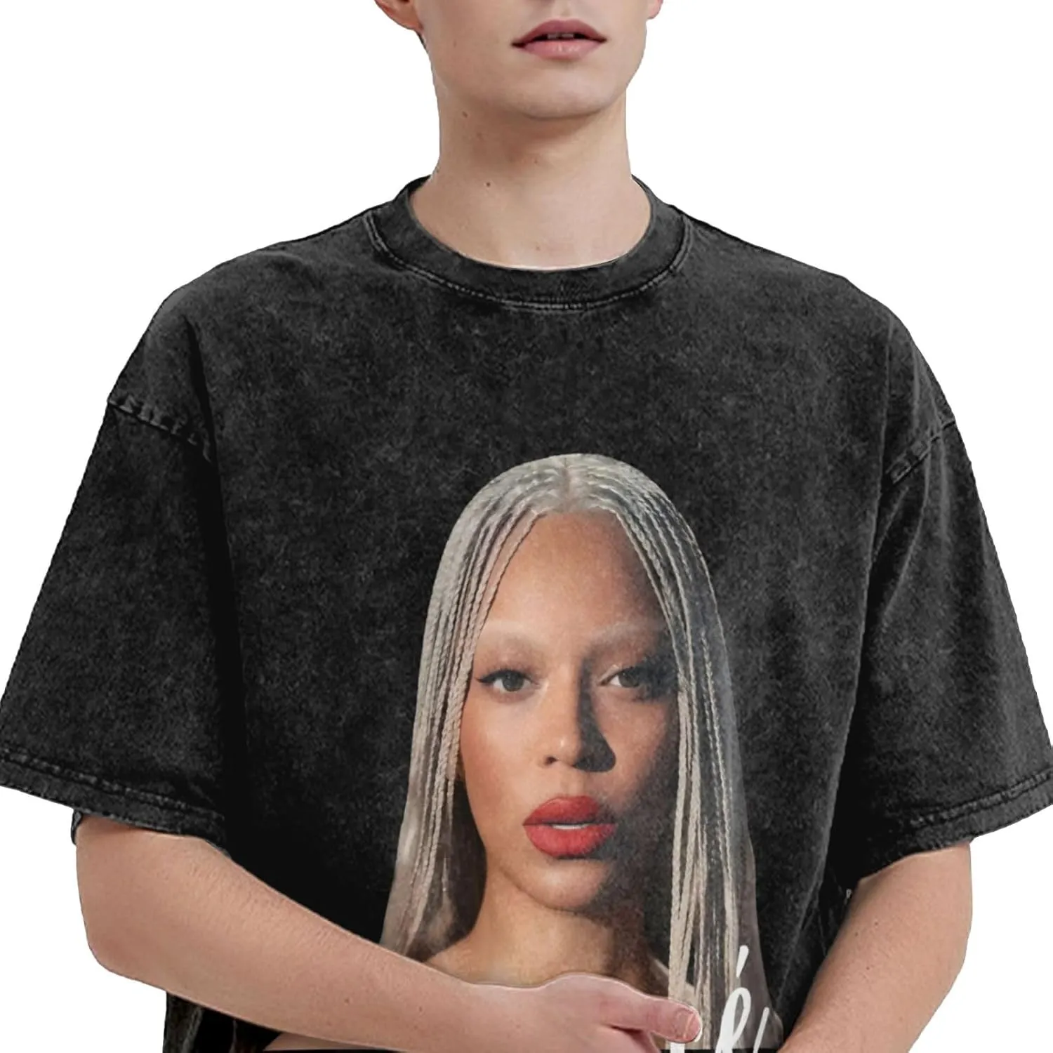 Cowboy Carter Tour T Shirts Men Avant Casual Cotton Retro Tops Black
