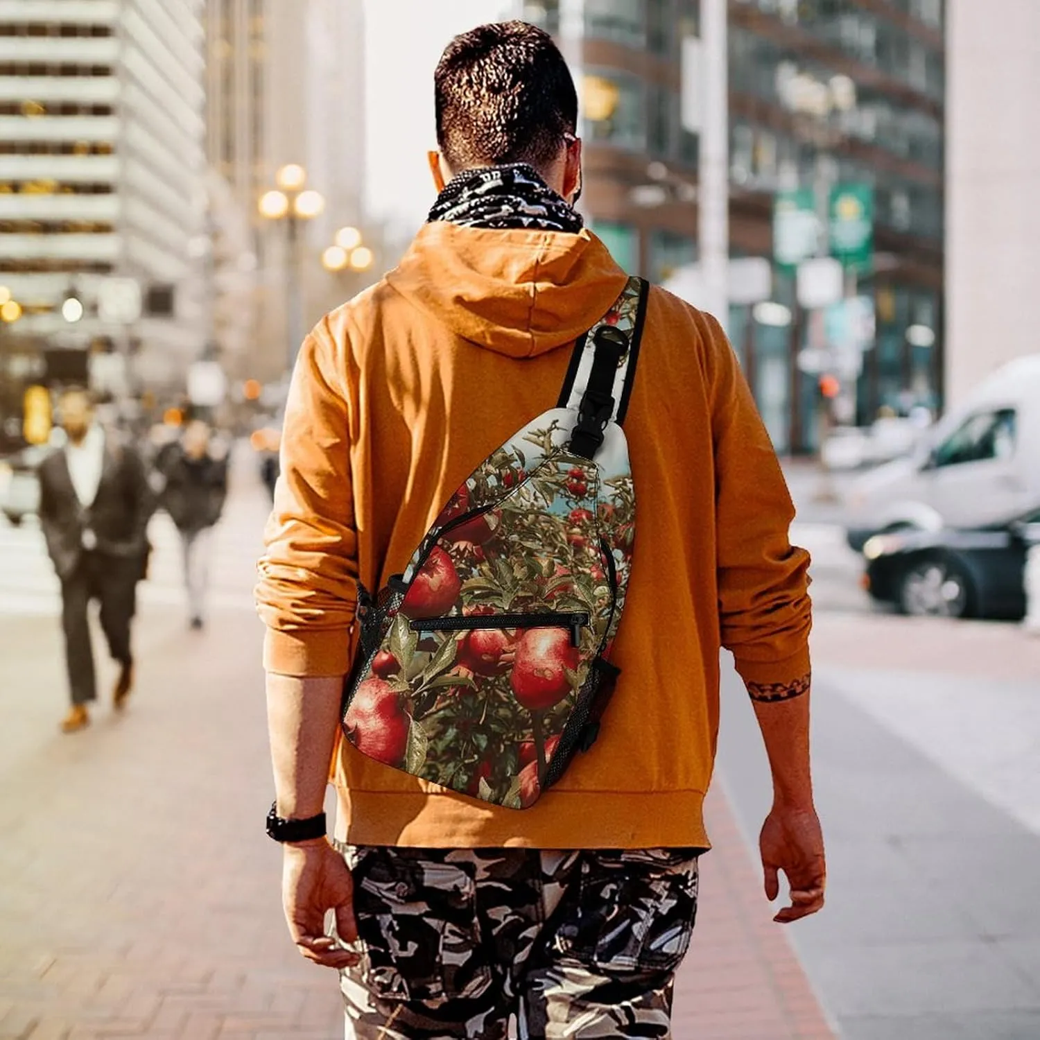 Crossbody Bag for Women Men Chest Bag Floating in The Sling Bag Crossbody Shoulder Bag Sling Backpack