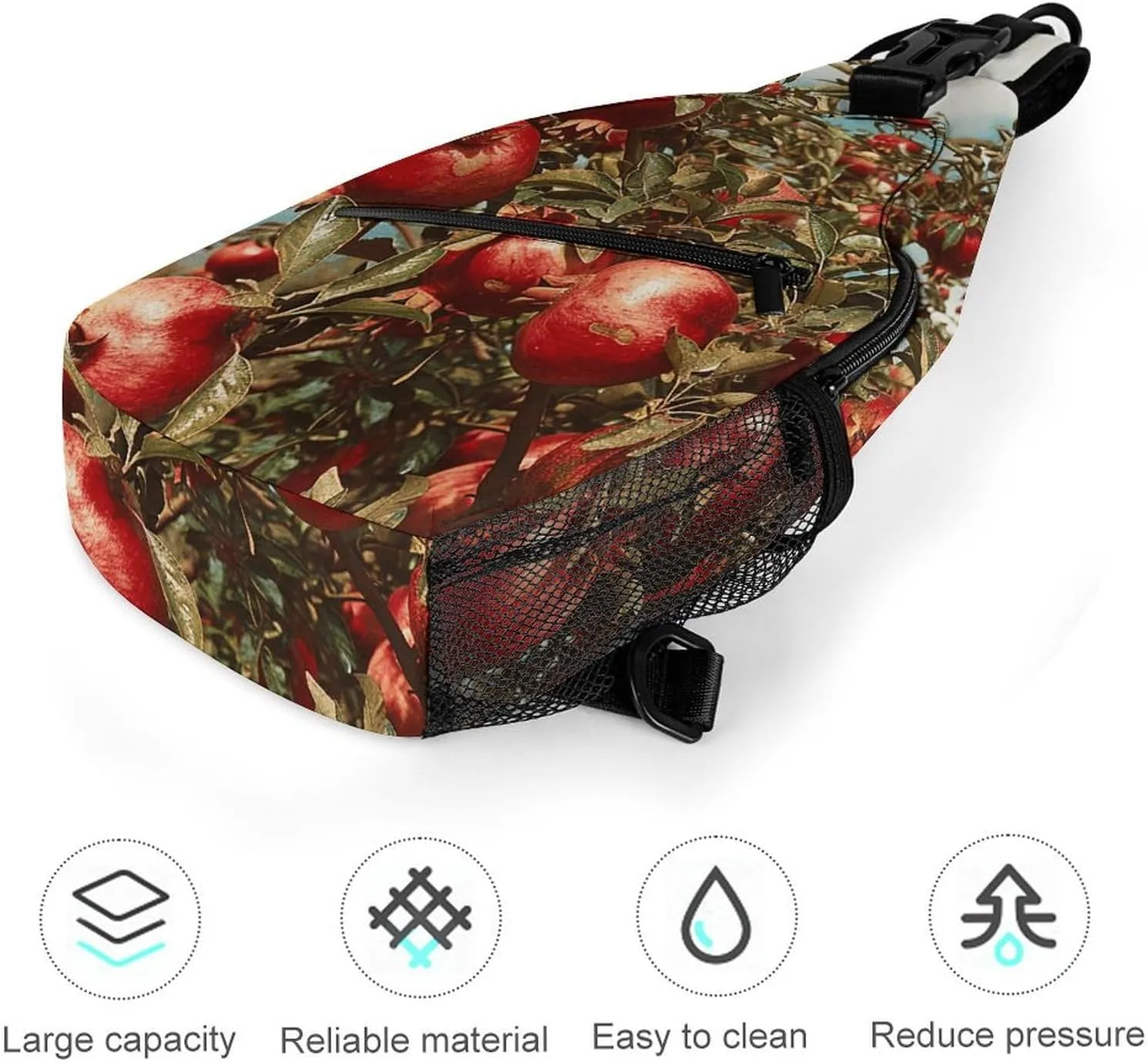 Crossbody Bag for Women Men Chest Bag Floating in The Sling Bag Crossbody Shoulder Bag Sling Backpack