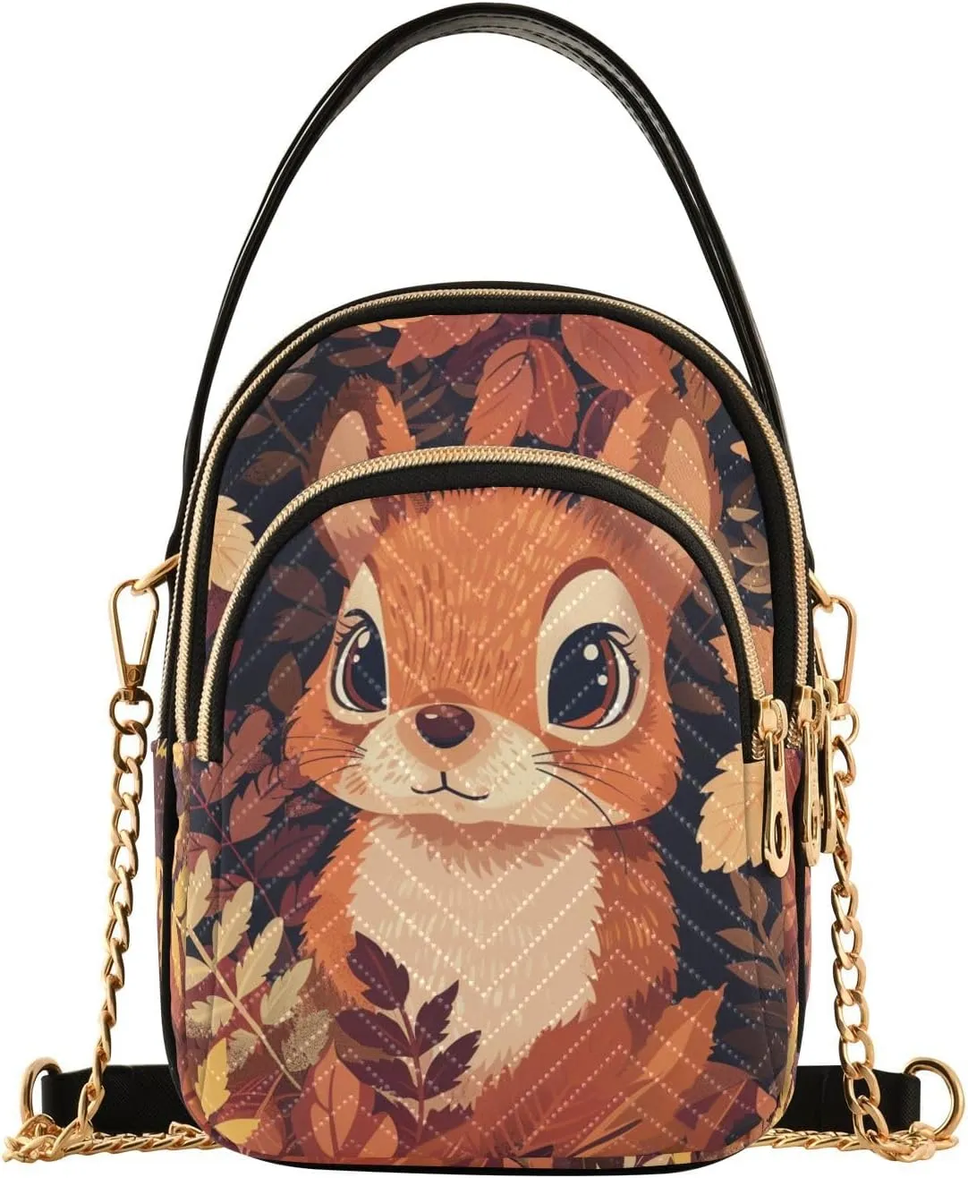 Crossbody Bags for Women Squirrel Nest Women's Crossbody Handbags Leather Purses Shoulder bag