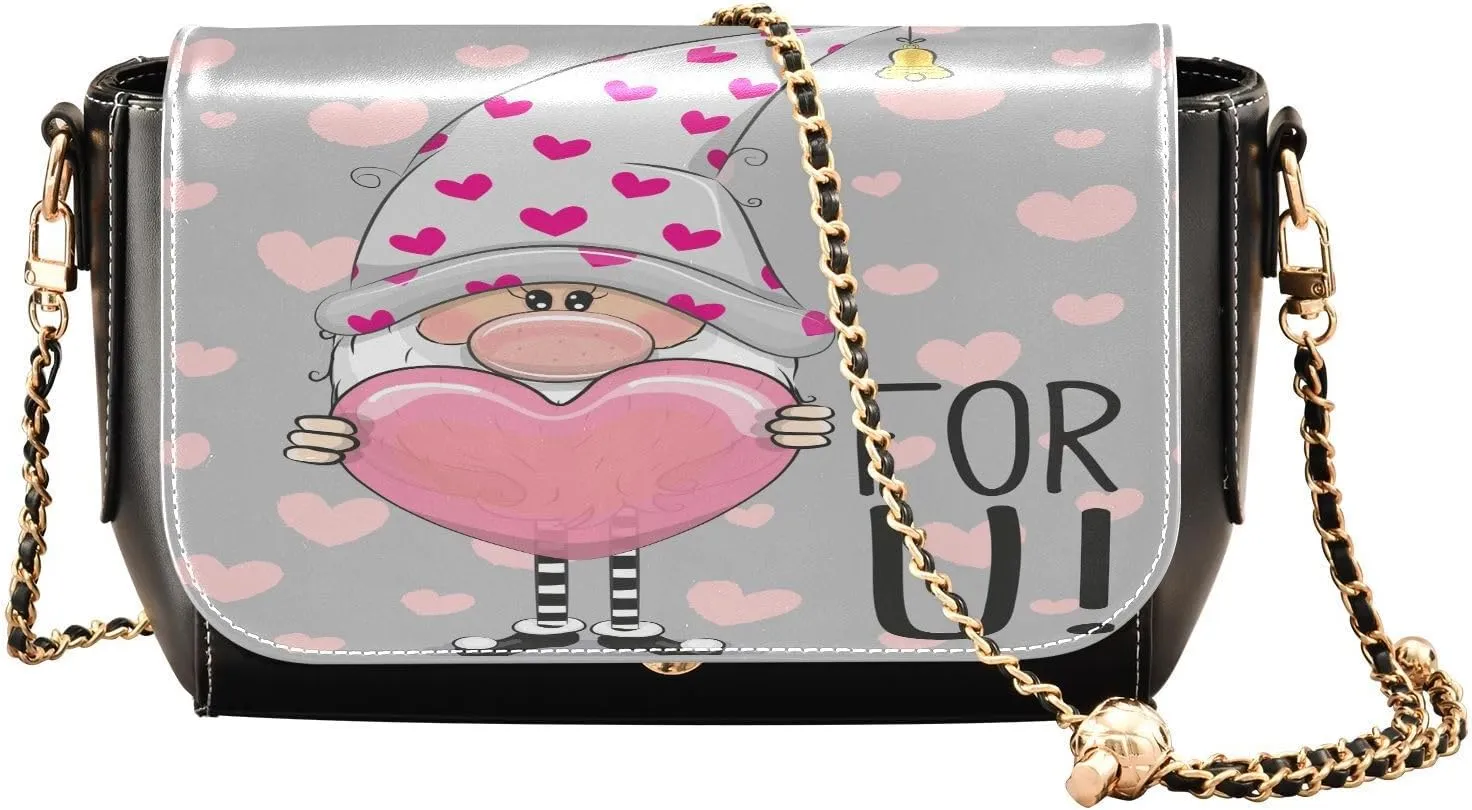 Crossbody Bags for Women Trendy Women's Black Shoulder Bag Small PU Leather Flap Cross Body Bag Handbags