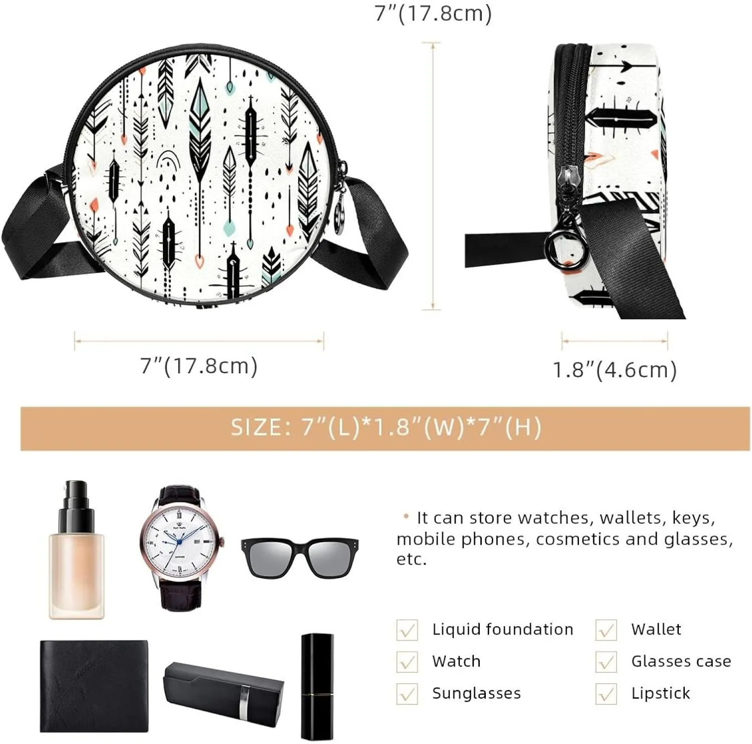 Crossbody Bags for Women,Crossbody Bag Men,Small Sling Bag,Crossbody Purse