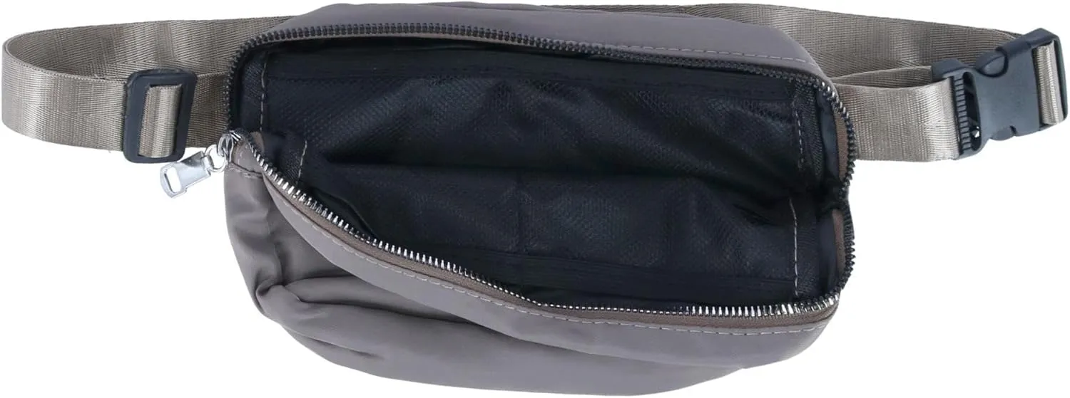 CTM® Nylon Rectangle Belt Bag