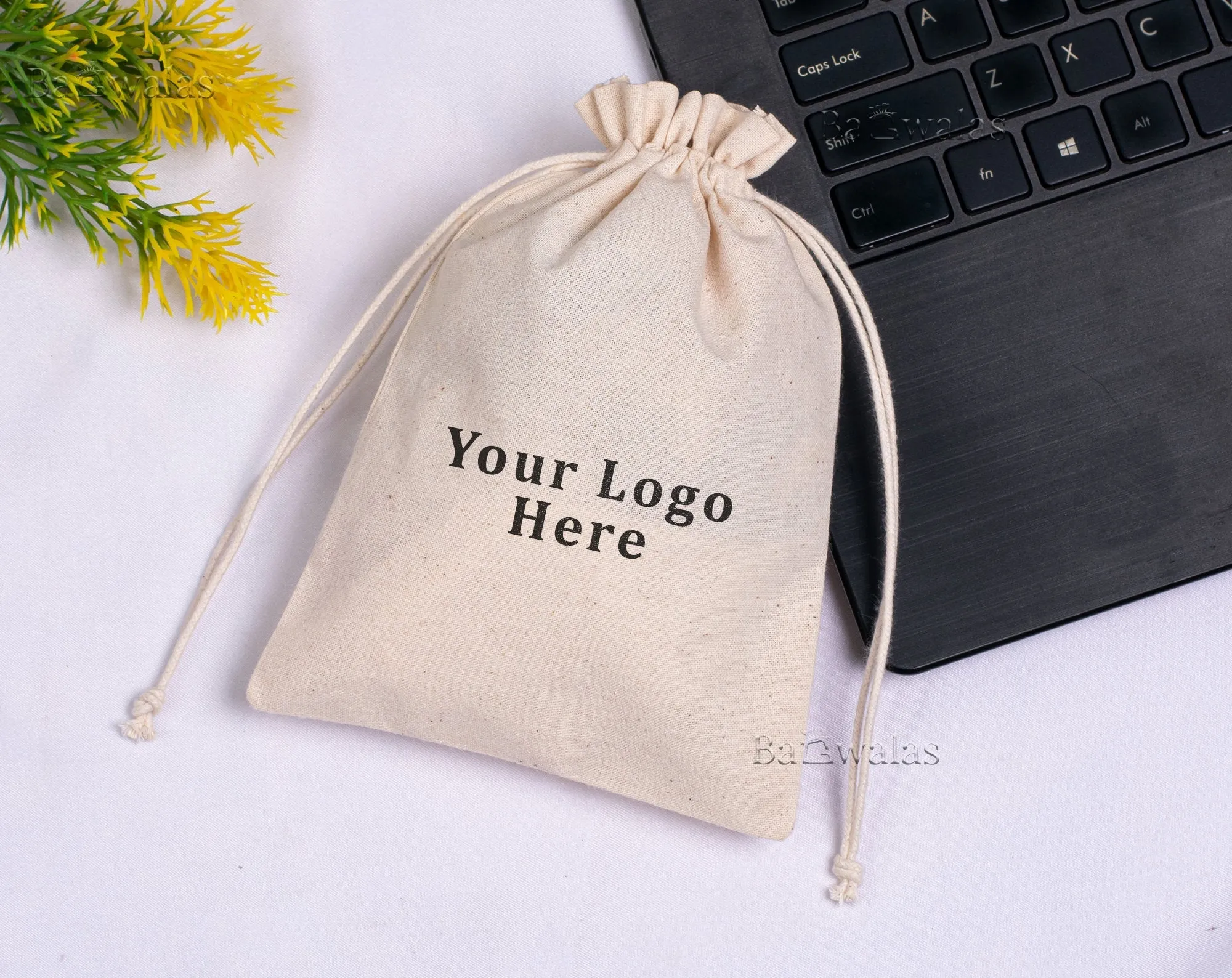 Custom Cotton Drawstring Bags