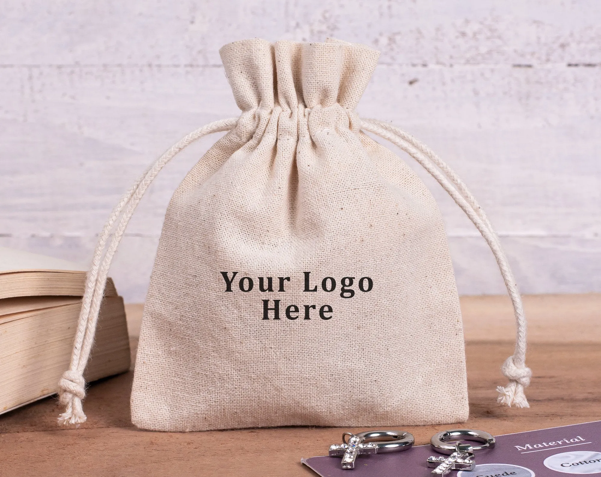 Custom Cotton Drawstring Bags