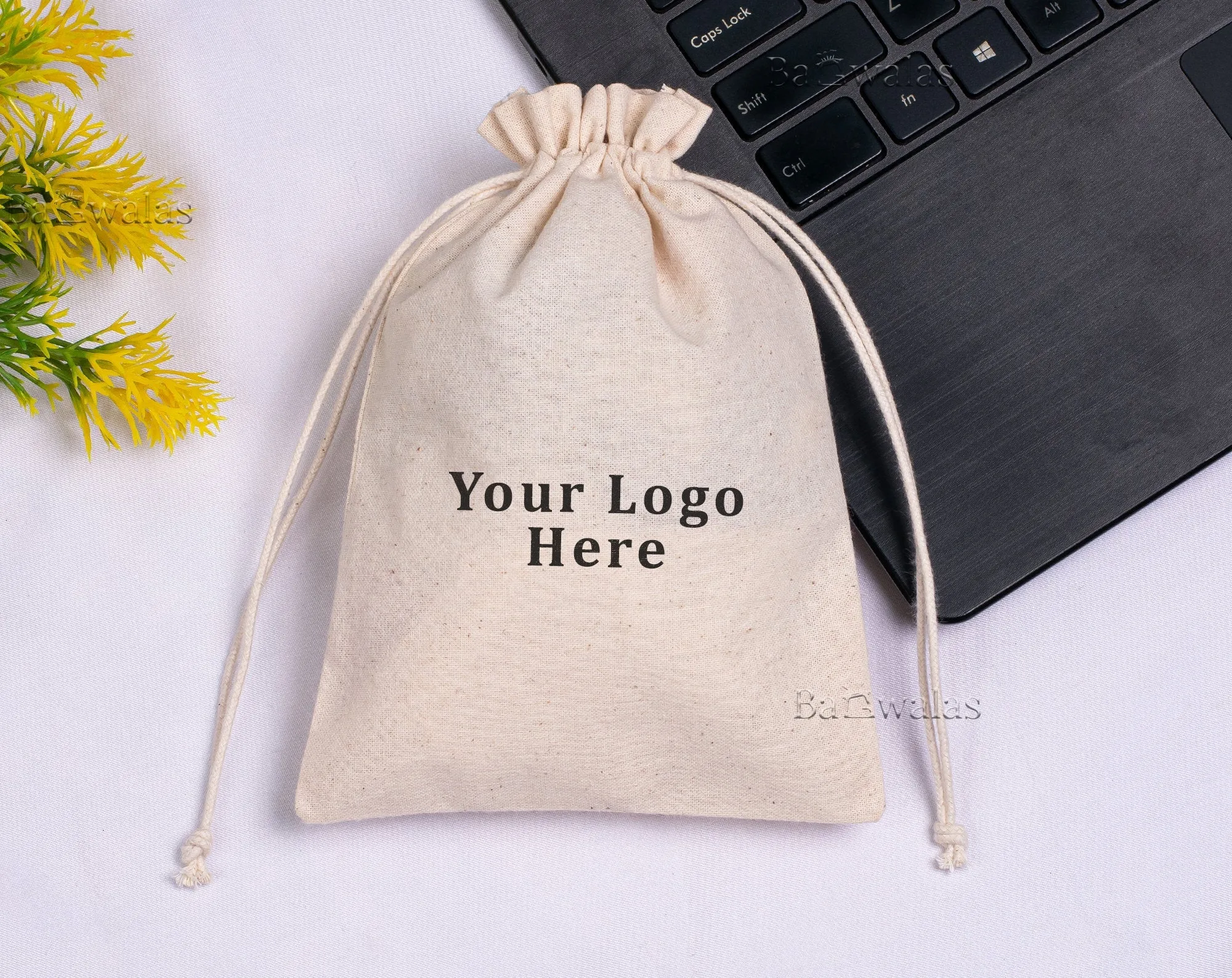 Custom Cotton Drawstring Bags