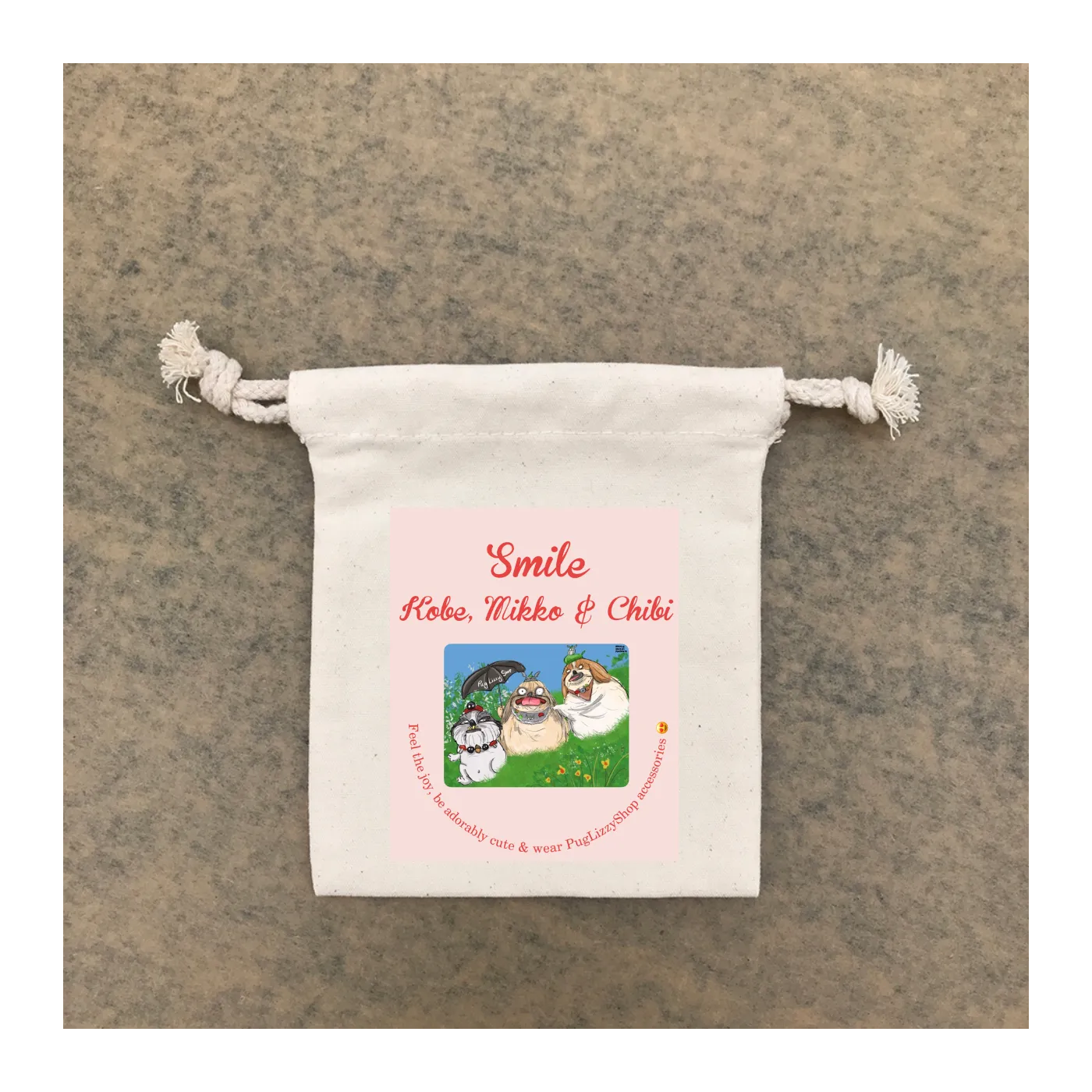 Custom Drawstring Bag 51 (14x17cm, 8 Oz)