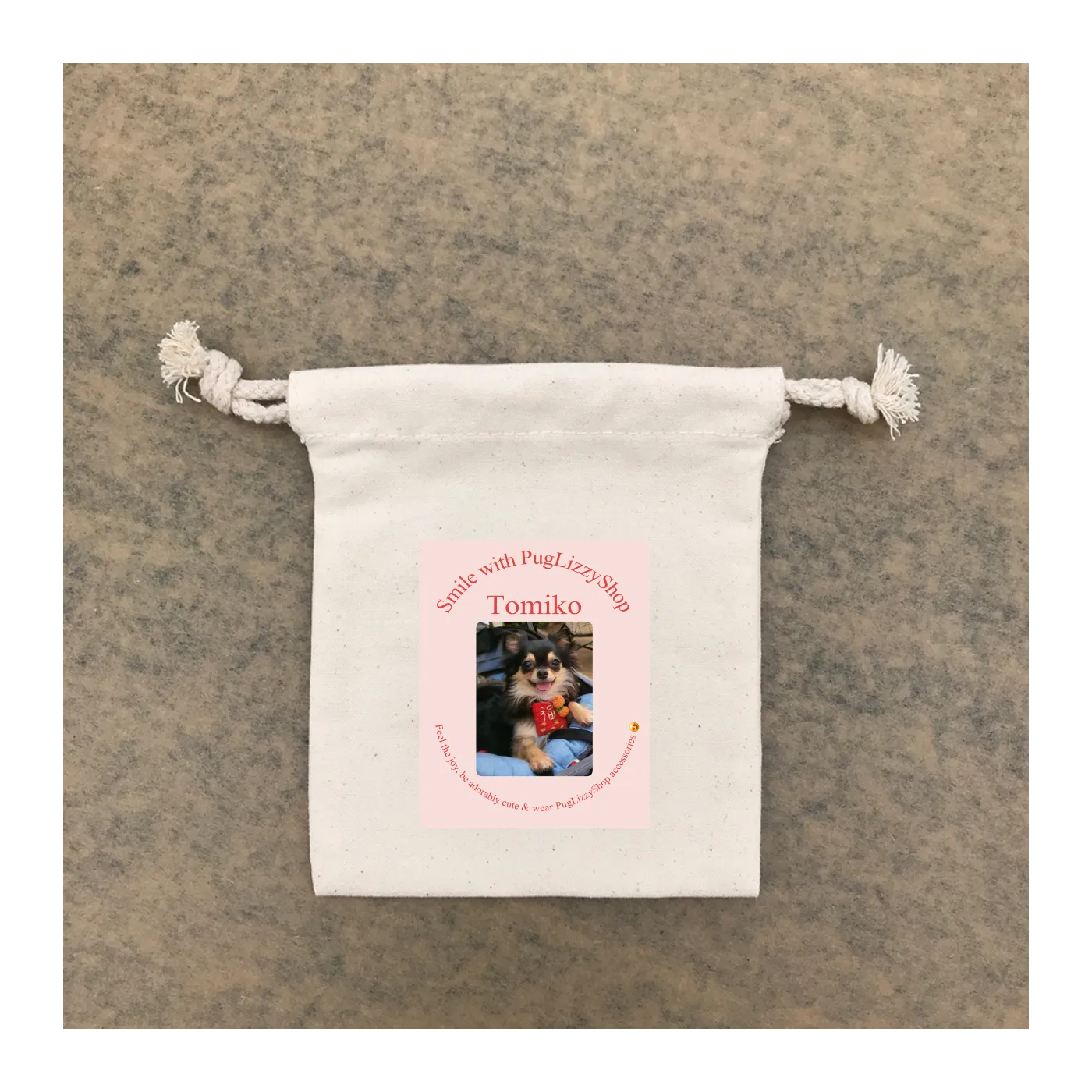 Custom Drawstring Bag 51 (14x17cm, 8 Oz)