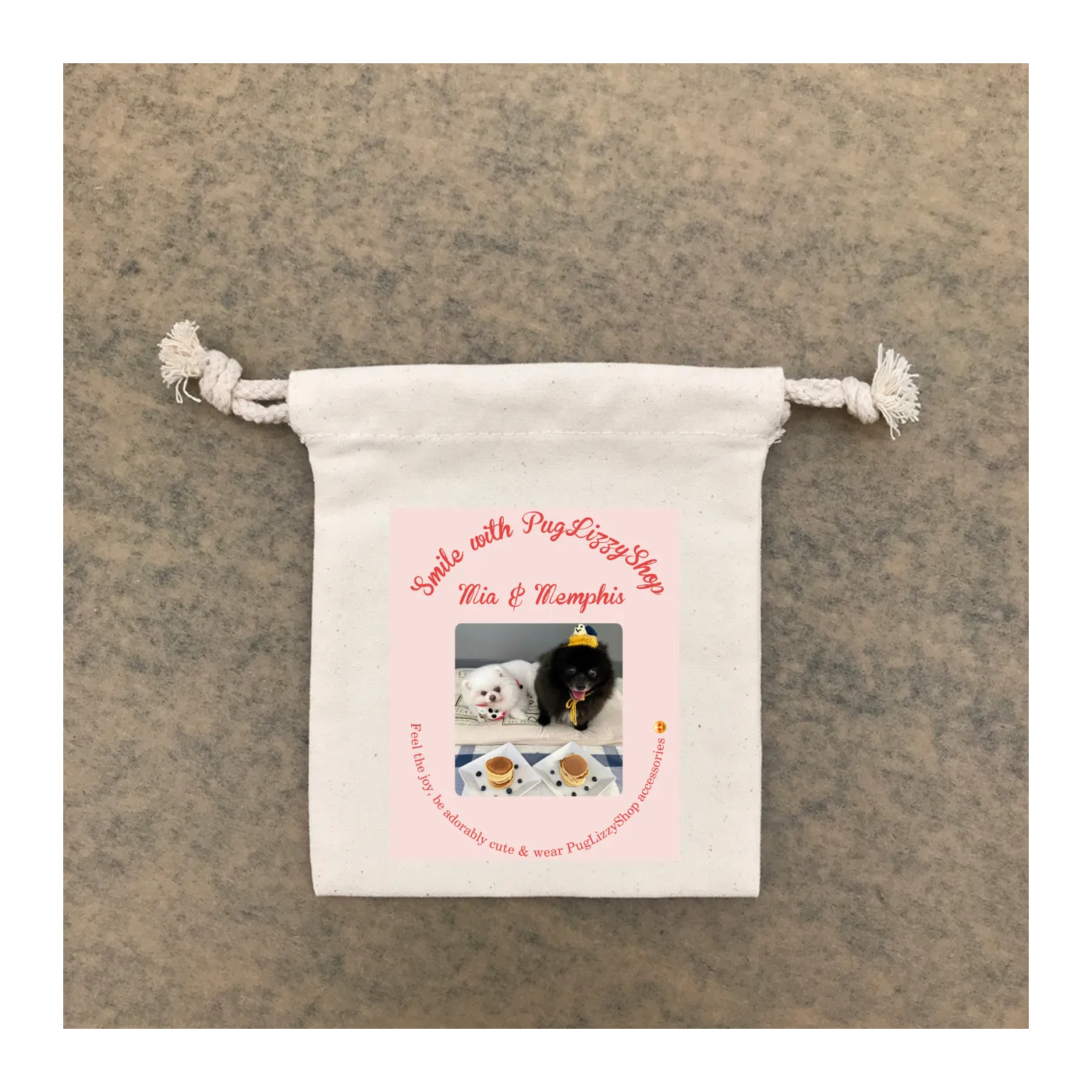 Custom Drawstring Bag 51 (14x17cm, 8 Oz)