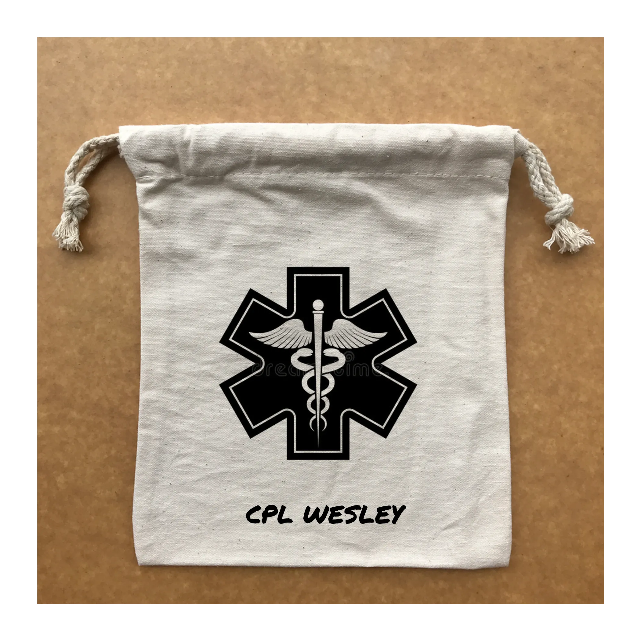 Custom Drawstring Bag 53 (19x24cm, 8 Oz)