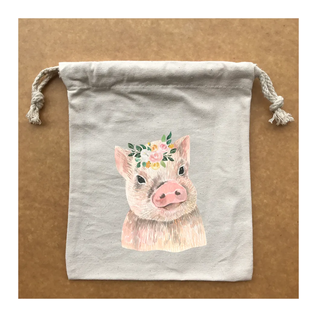Custom Drawstring Bag 53 (19x24cm, 8 Oz)