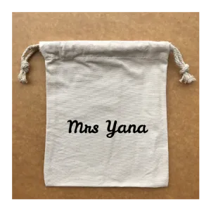 Custom Drawstring Bag 53 (19x24cm, 8 Oz)
