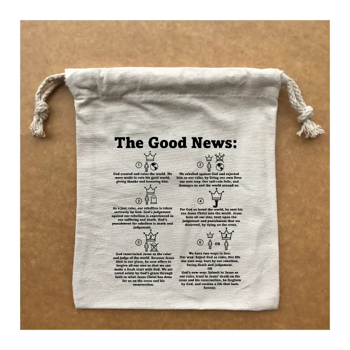 Custom Drawstring Bag 53 (19x24cm, 8 Oz)