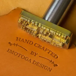 Custom Leather Brass Stamp,Personalized Meat Stamping Tools,Custom Brass Emboss Stamp for Wood,Paper,Electric hot Stamps,Leather Craftsman kit