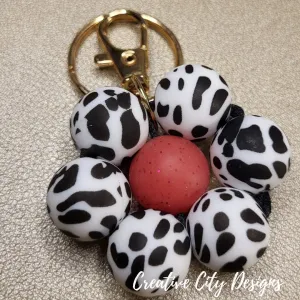 Custom Silicone flower keychain- Live Creation Event!