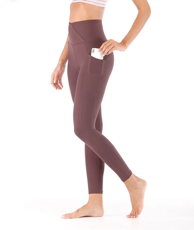 Custom Yoga Pants Wholesale with Side Pockets YS9329W