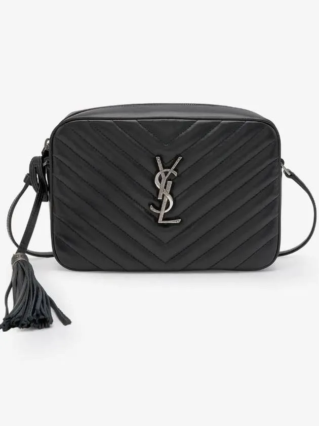 Customer-first approach Laurent Cross Slashed prices Saint Camera Black Quilted Lou Leather Bag