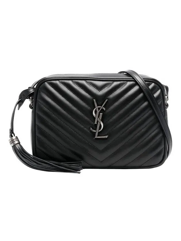 Customer-first approach Laurent Cross Slashed prices Saint Camera Black Quilted Lou Leather Bag