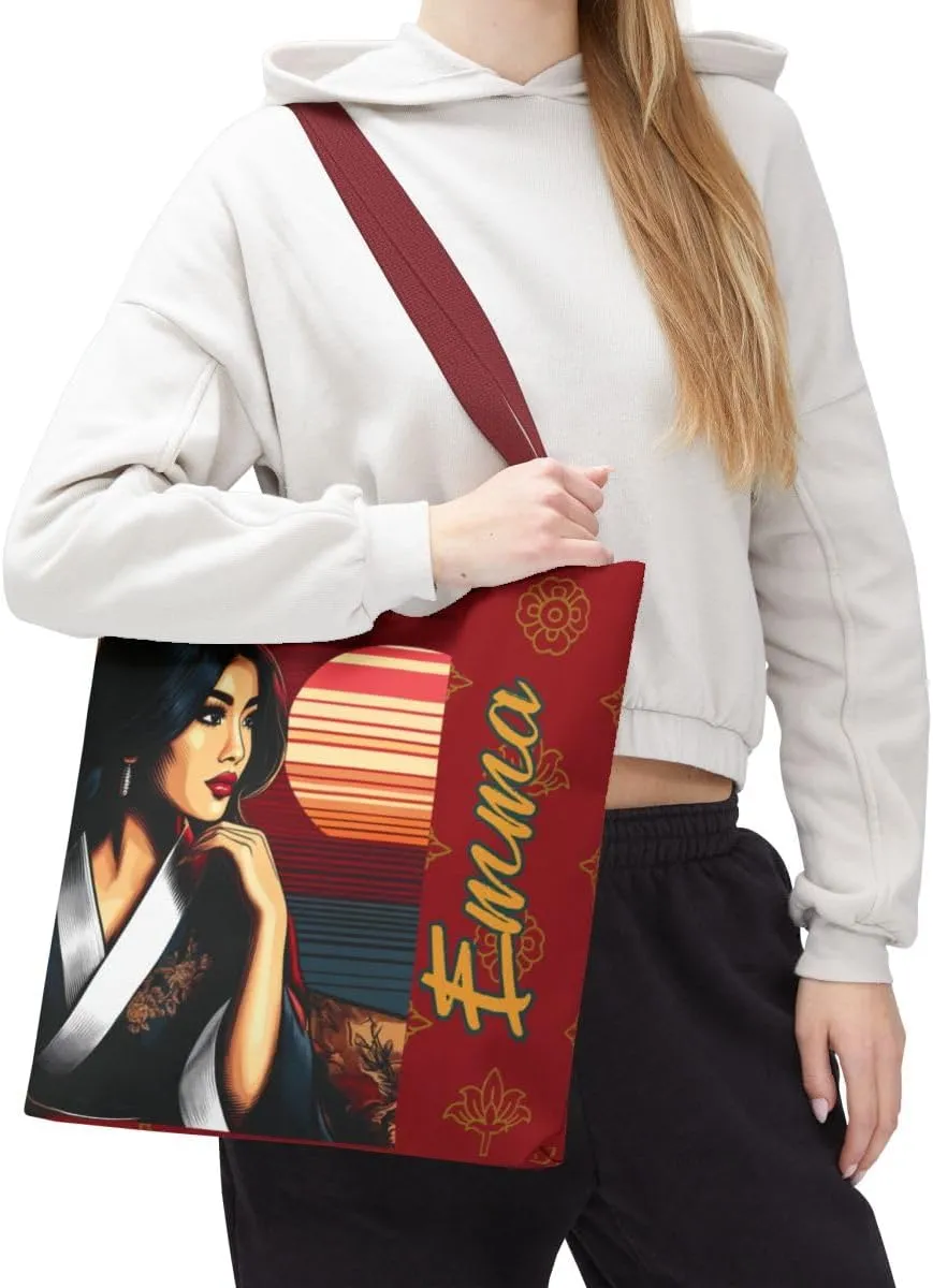 Customizable Tote Bags for Women-Cultural and Diverse Tote Bags-Custom Name or Text Chai Lover Gift Totes
