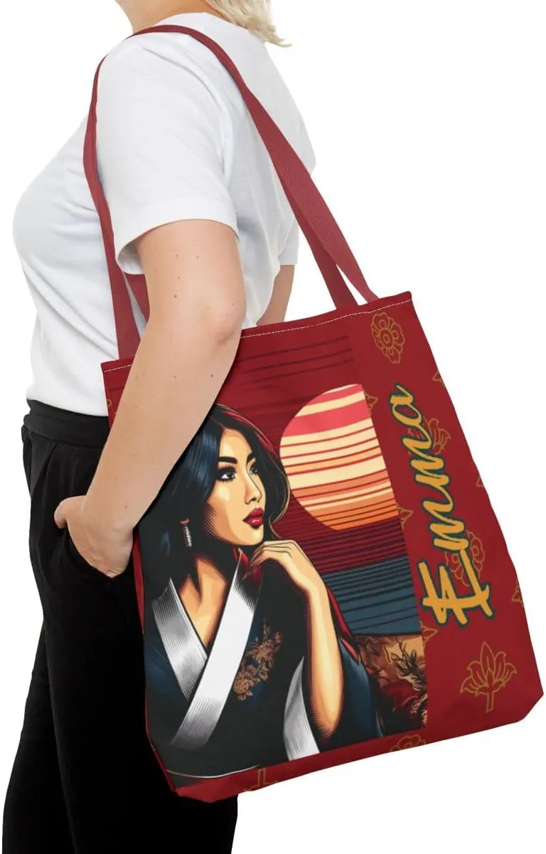 Customizable Tote Bags for Women-Cultural and Diverse Tote Bags-Custom Name or Text Chai Lover Gift Totes