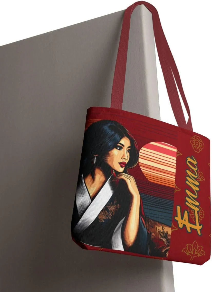 Customizable Tote Bags for Women-Cultural and Diverse Tote Bags-Custom Name or Text Chai Lover Gift Totes