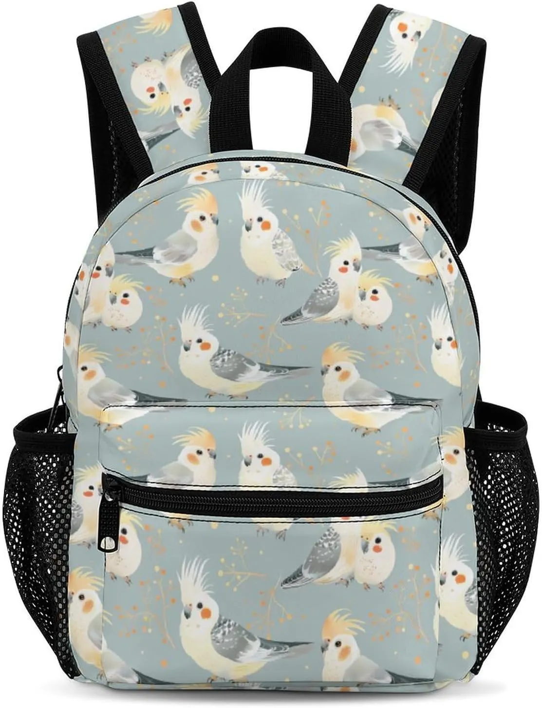 Cute Cockatiel Birds Backpack Cute Laptop Bag Mini Shoulder Bags Travel Casual Daypacks 13 Inch