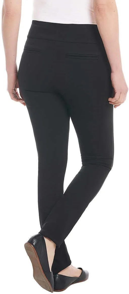 Dalia Women's Pull-On Ponte Pant 4-Way Stretch Fabric