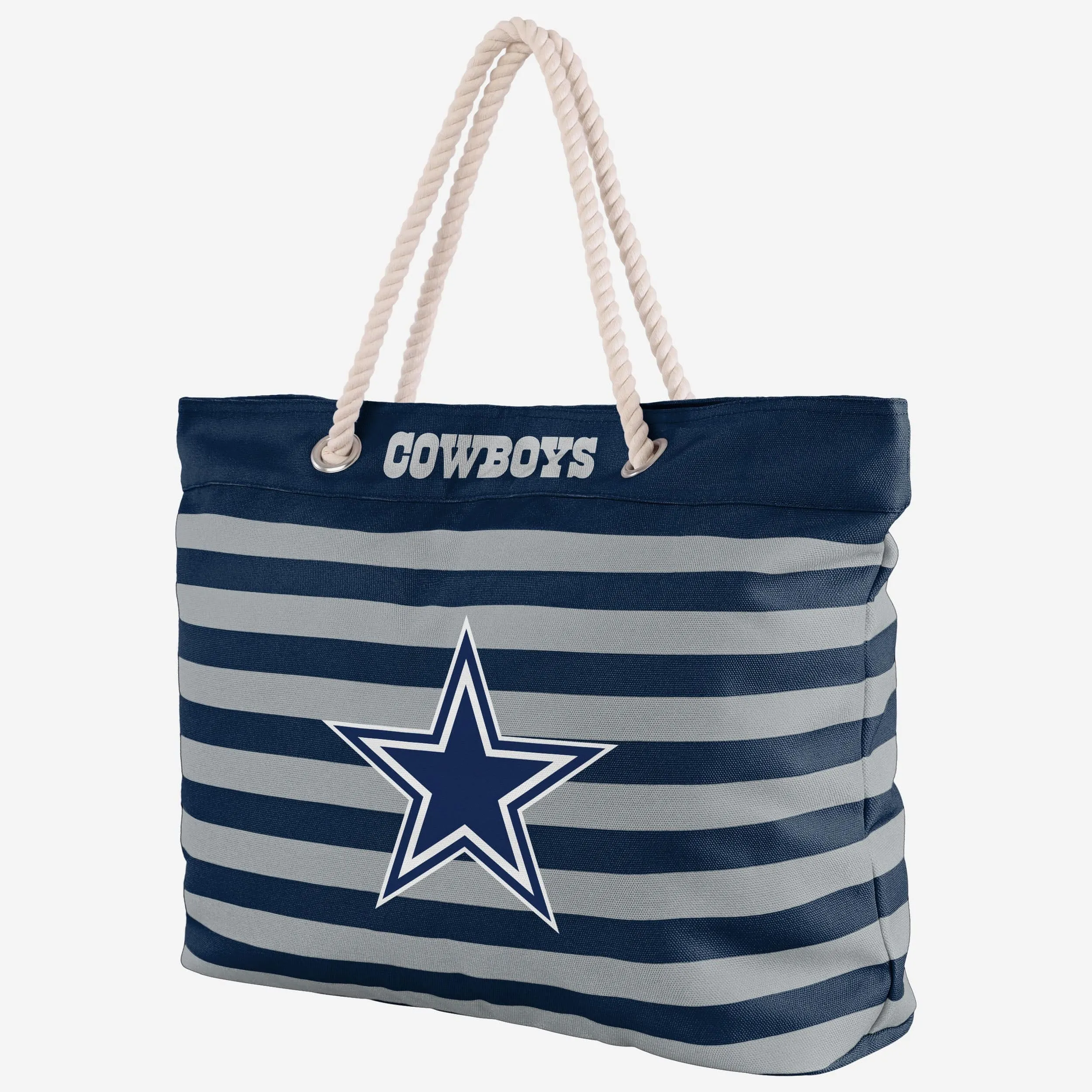 Dallas Cowboys Nautical Stripe Tote Bag