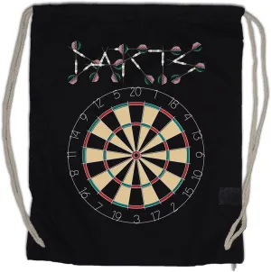 Darts Target & Arrows Sport Logo Drawstring Bag Gym Sack