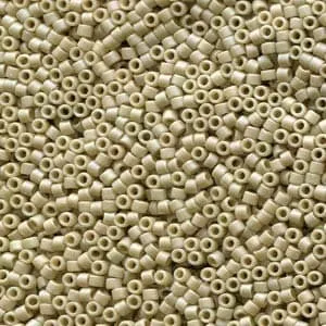 DB 2301, Frosted Opaque Glazed Rainbow Ivory - Miyuki Delica Beads - Size 11 - 5 grams - Japanese Cylinder Seed Beads - Retail & Wholesale