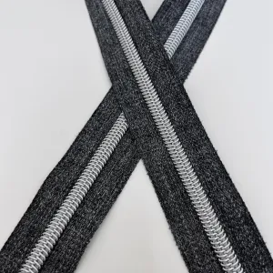 Denim Black Silver