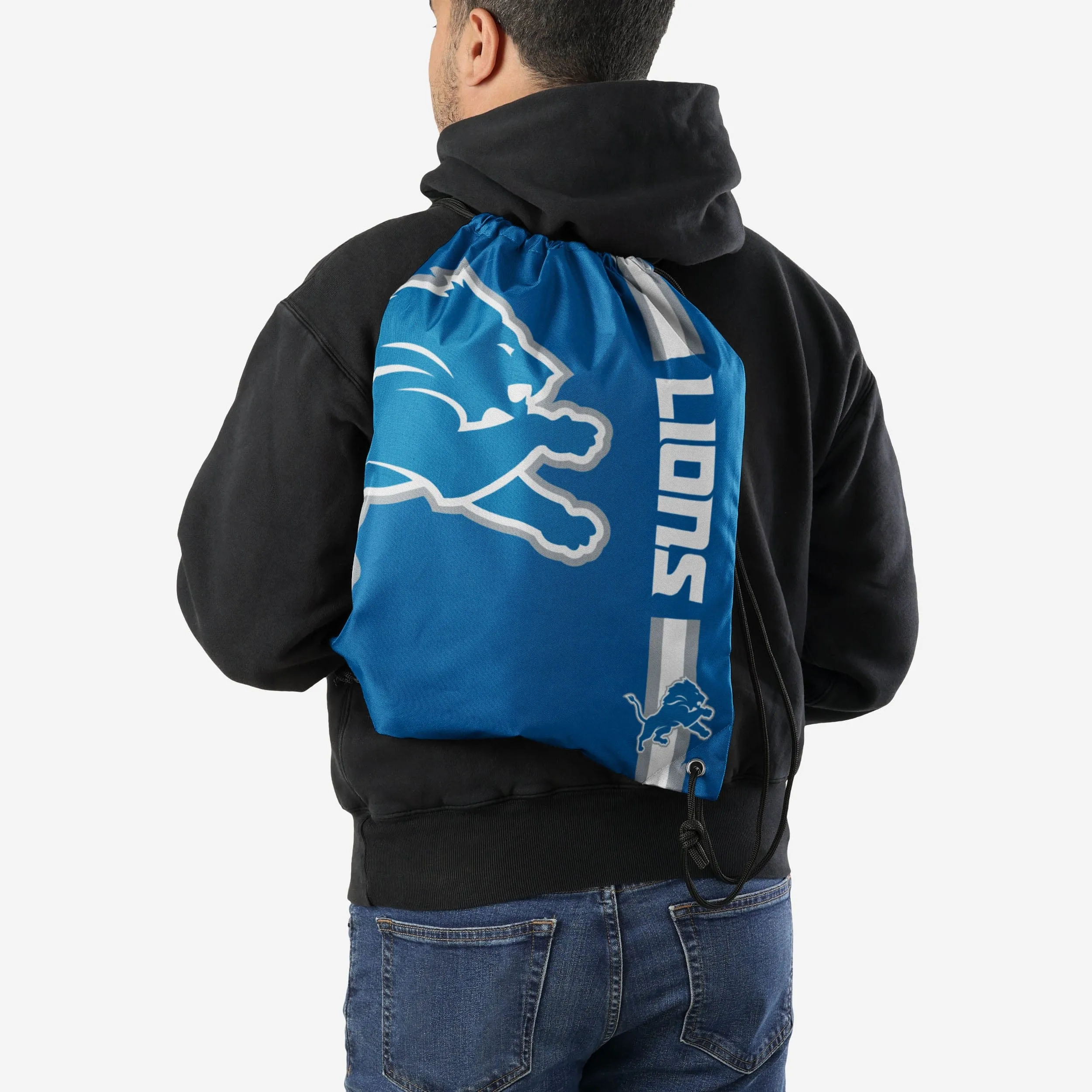 Detroit Lions Big Logo Drawstring Backpack