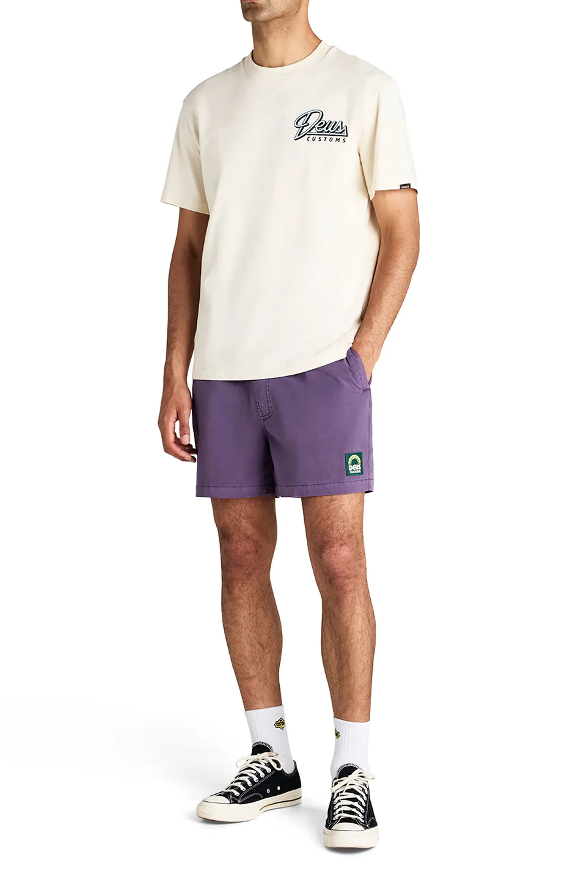 DEUS - SANDBAR GD SHORT - NAVY COSMOS