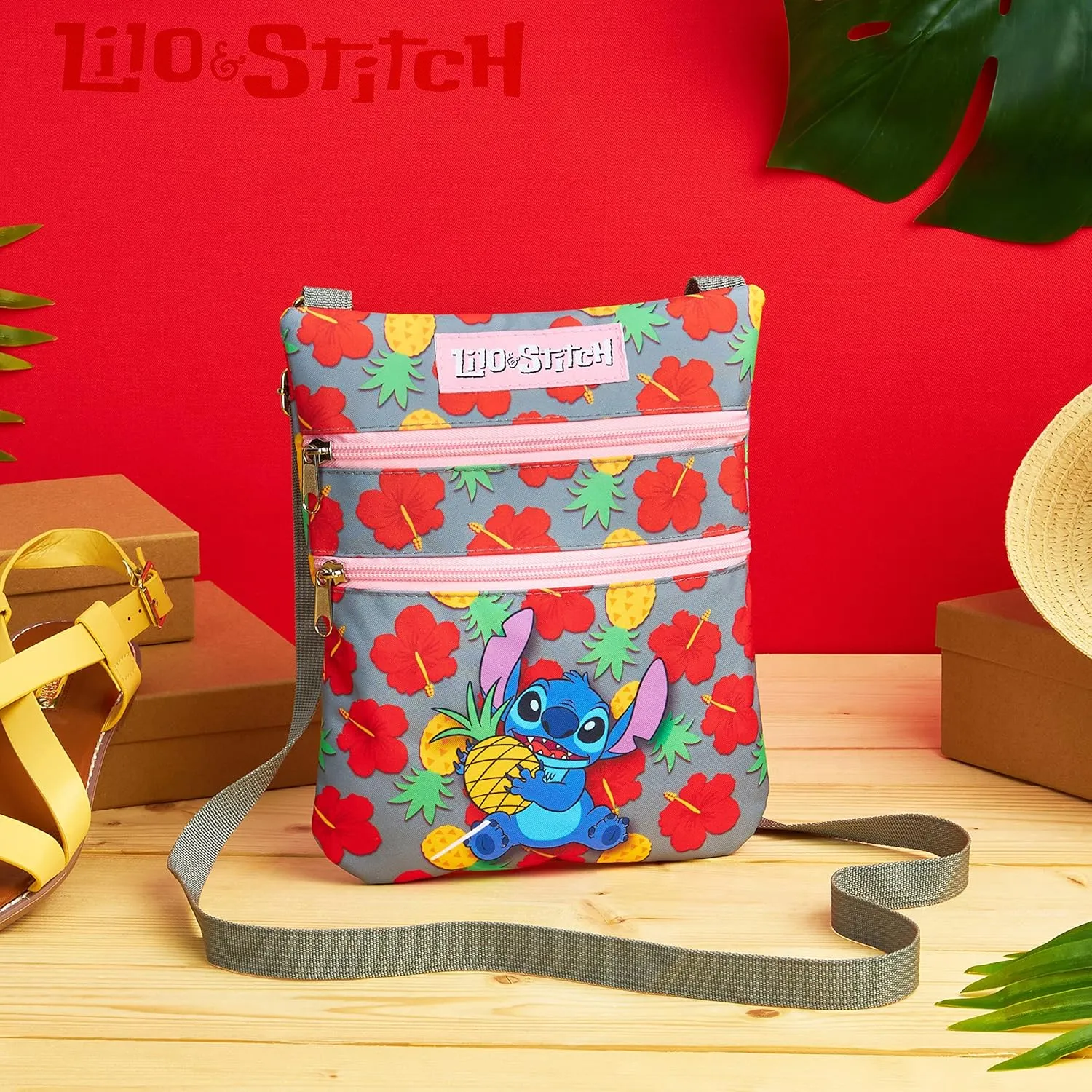 Disney Stitch Crossbody Bags for Women Teenagers Girls Purse Shoulder Bag for Shopping Vacation Stitch Gifts for Girls (Multi)