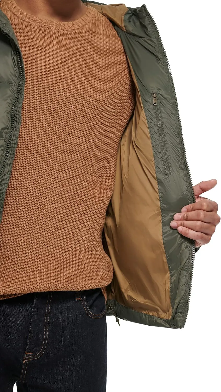 Dockers Men's Dockers Men's Recycled Quilted Hooded Puffer Jacket