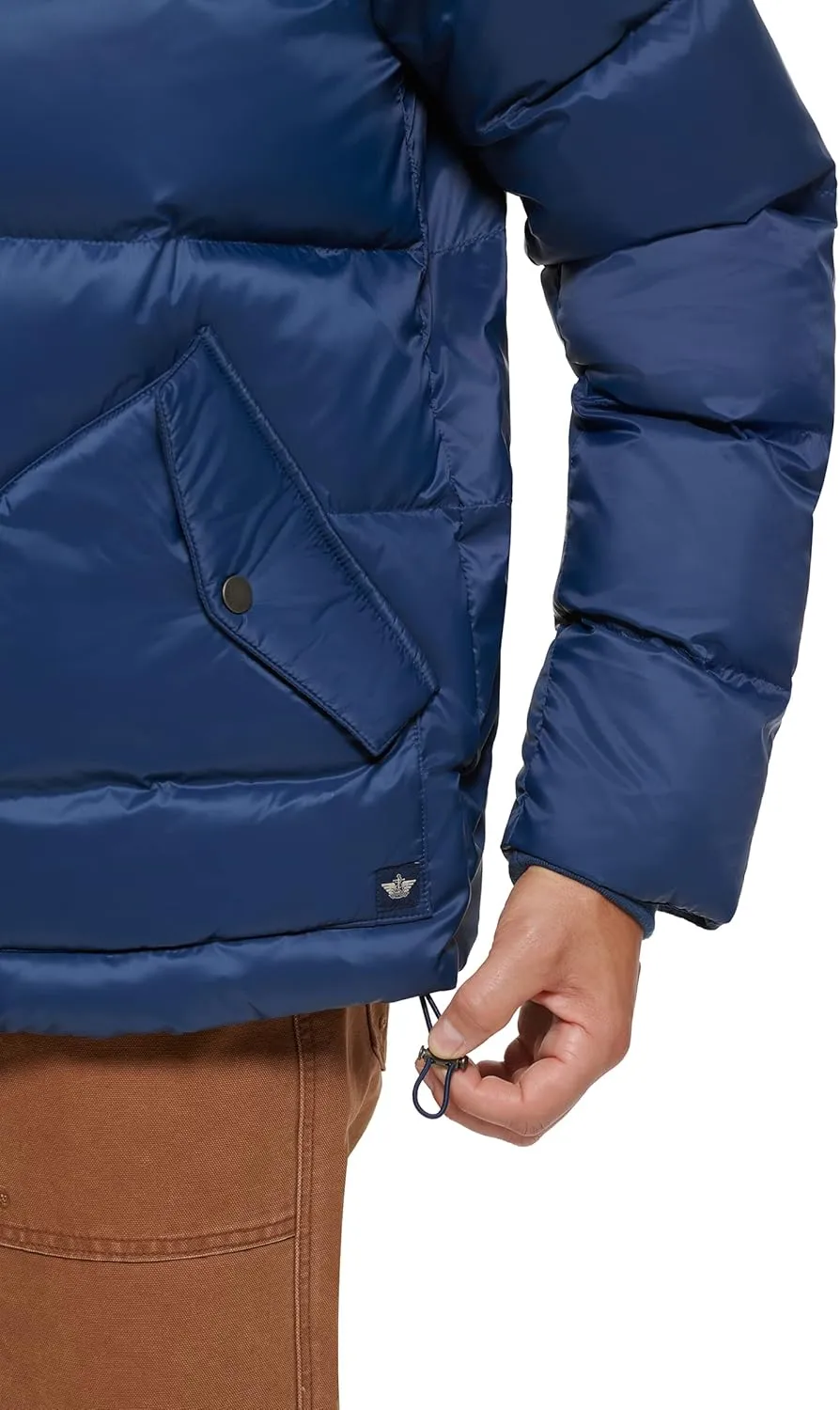 Dockers Men's Dockers Men's Recycled Quilted Hooded Puffer Jacket