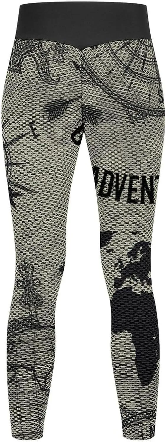 Donnapink Women's Threaded High Waist Yoga Pants, Leggings Workout Outfits for Gym S-XXL