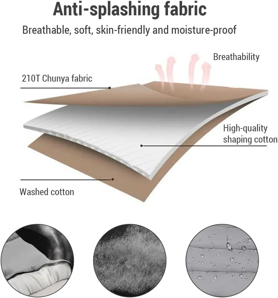 Double Persons Sleeping Bags for Adults Cold Weather 12°C- -18°C Cold-Resistant with Hooded Anti-Splashing for Camping Split Into Single Use