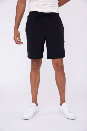 Drawstring Shorts with Pockets