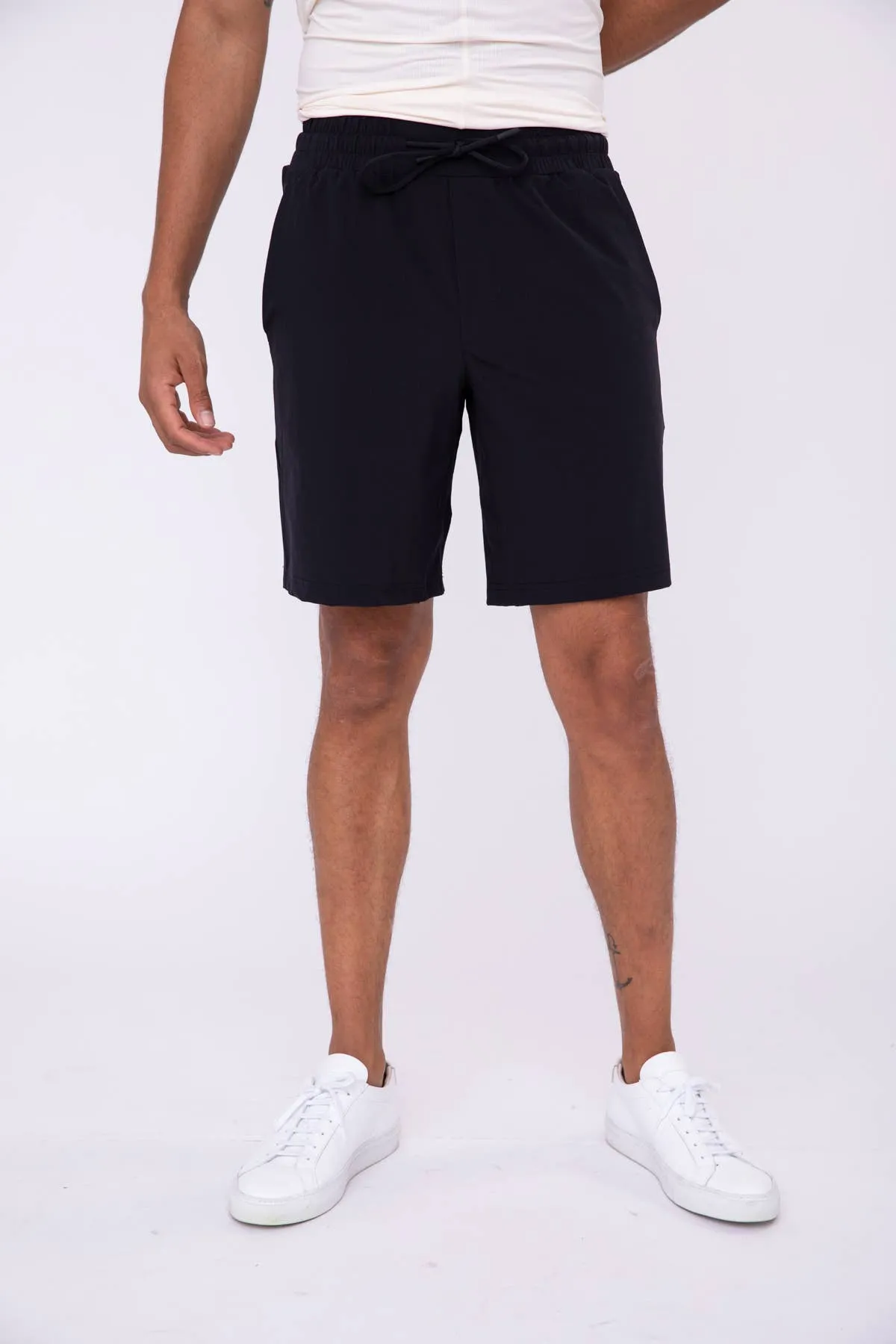 Drawstring Shorts with Pockets