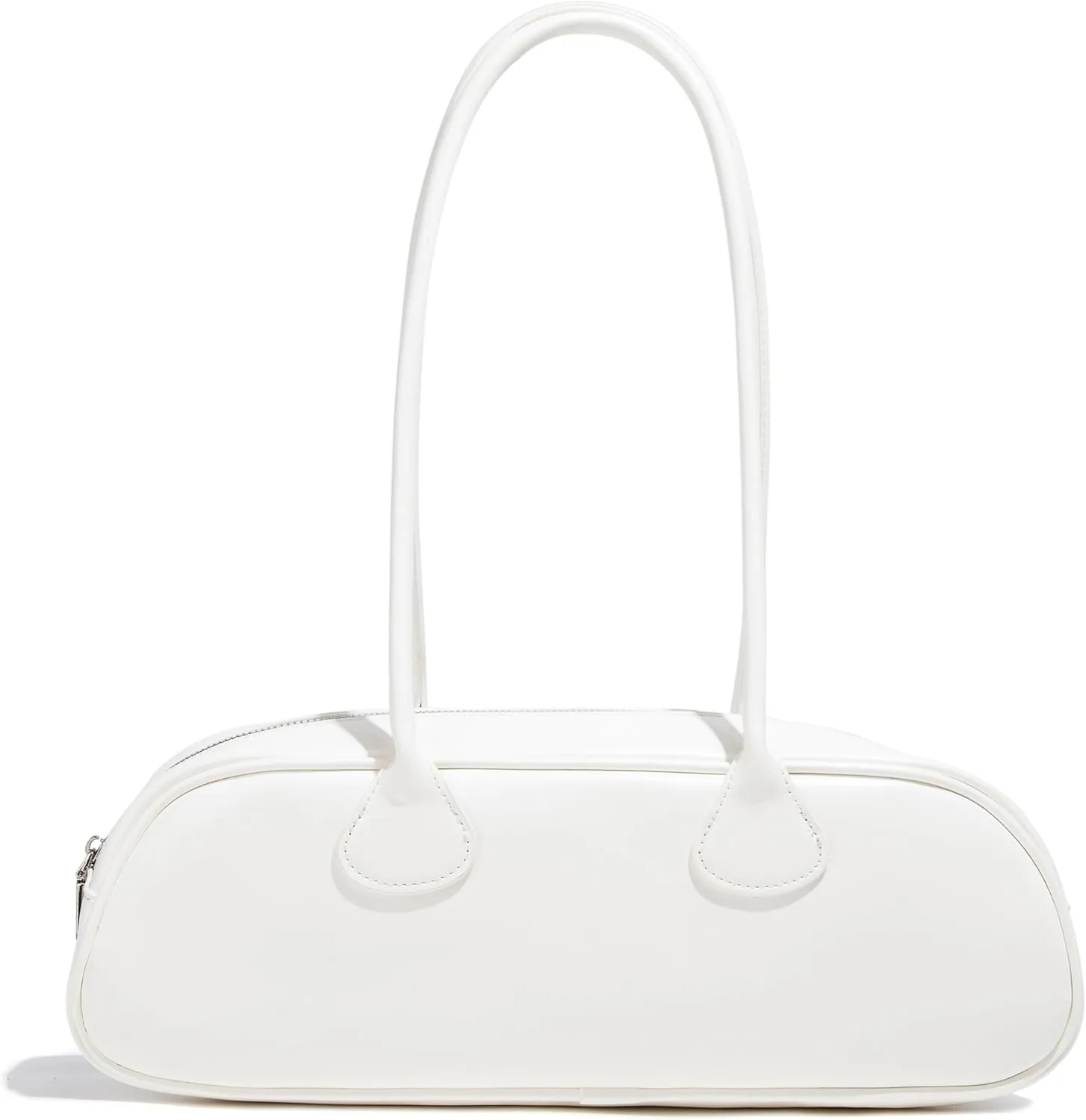 East West Le Teckel Handbag for Women Elegant Genuine Leather Shoulder Purse for Formal Events or Work