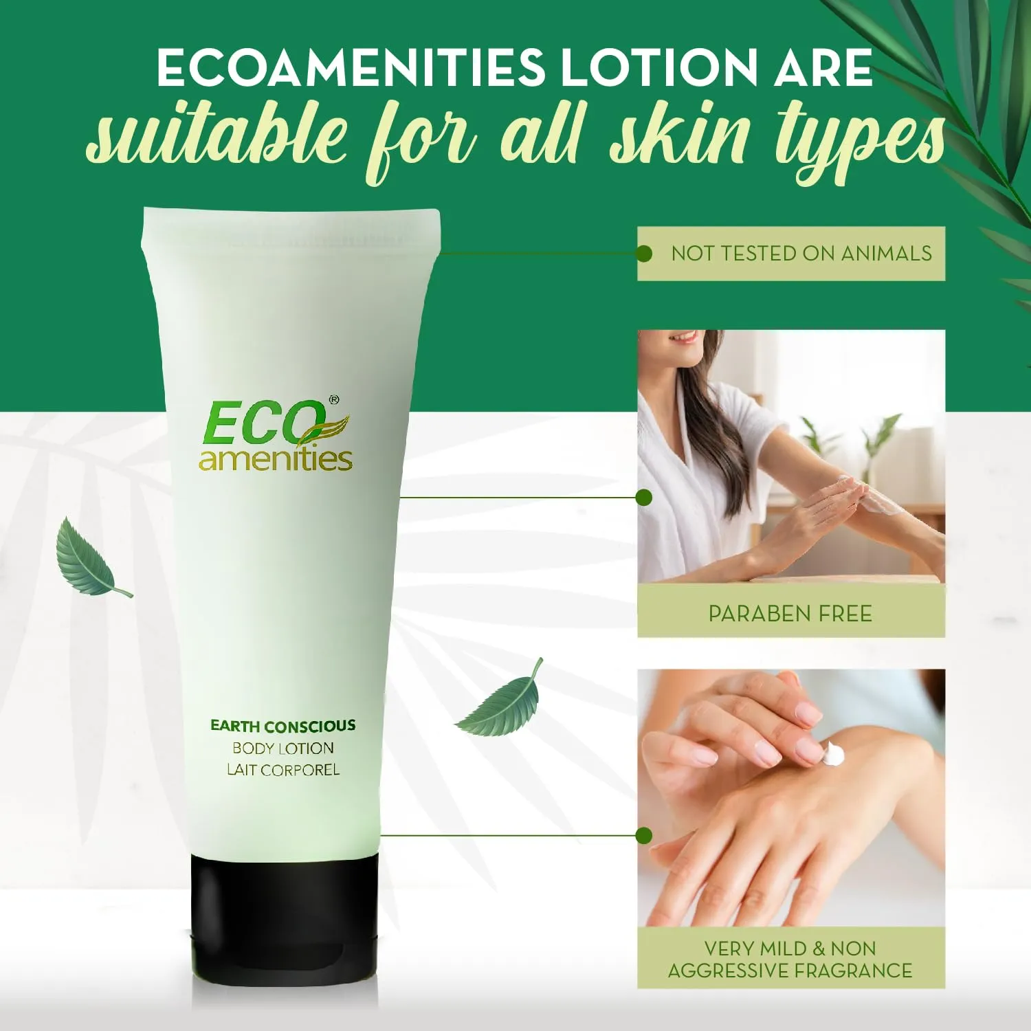 ECO amenities Travel Size Lotion Bulk - 200 Pack, 30ml (1 fl oz) Tubes - Delight Guests with Refreshing Mini Hand Lotion Travel Size Toiletries - Individually Packed for AirBnBs, Hotels, Gyms, Spas