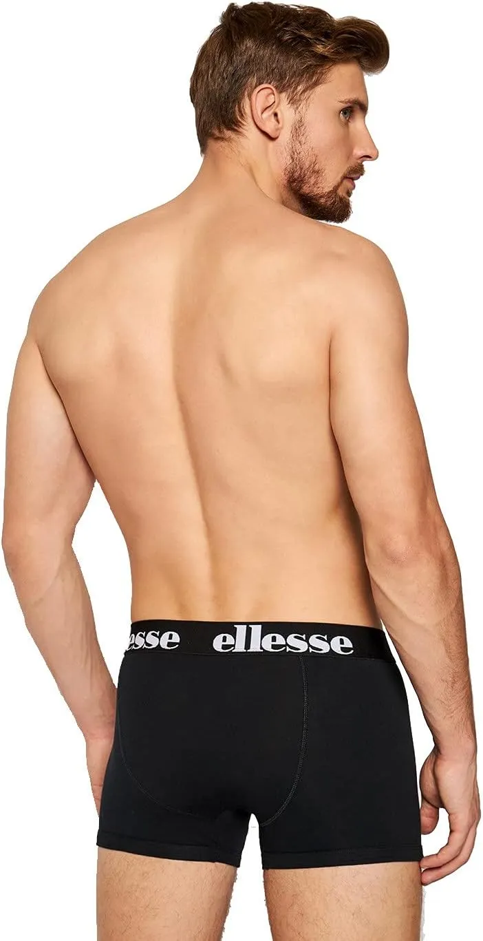 Ellesse Hali Cotton 3Pack Black Boxers