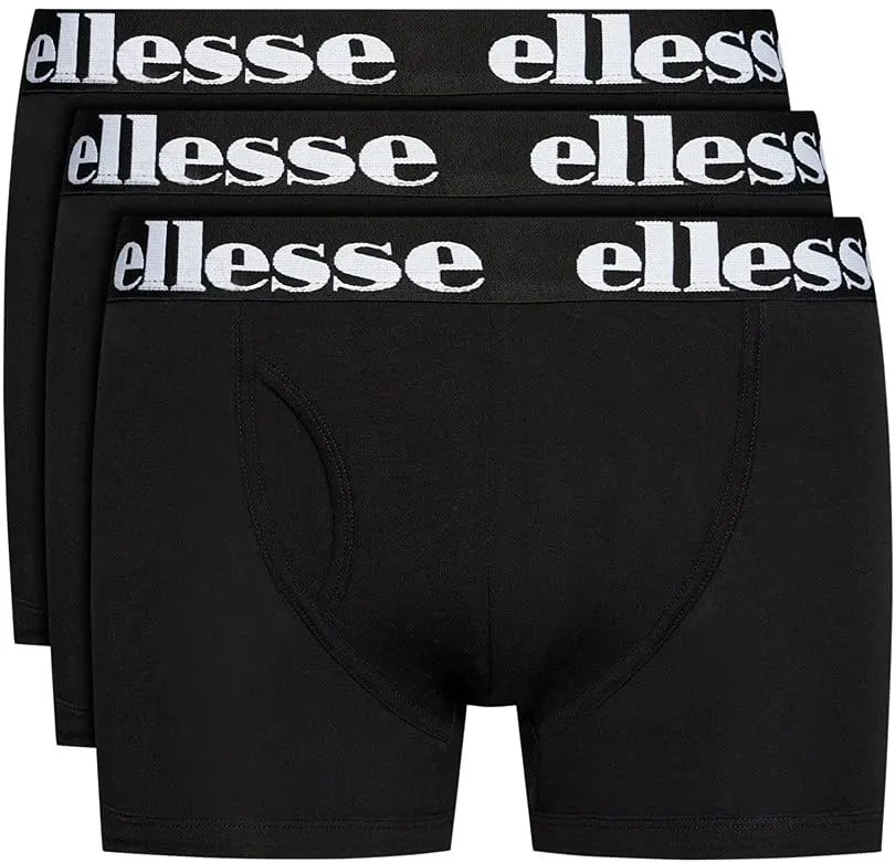 Ellesse Hali Cotton 3Pack Black Boxers