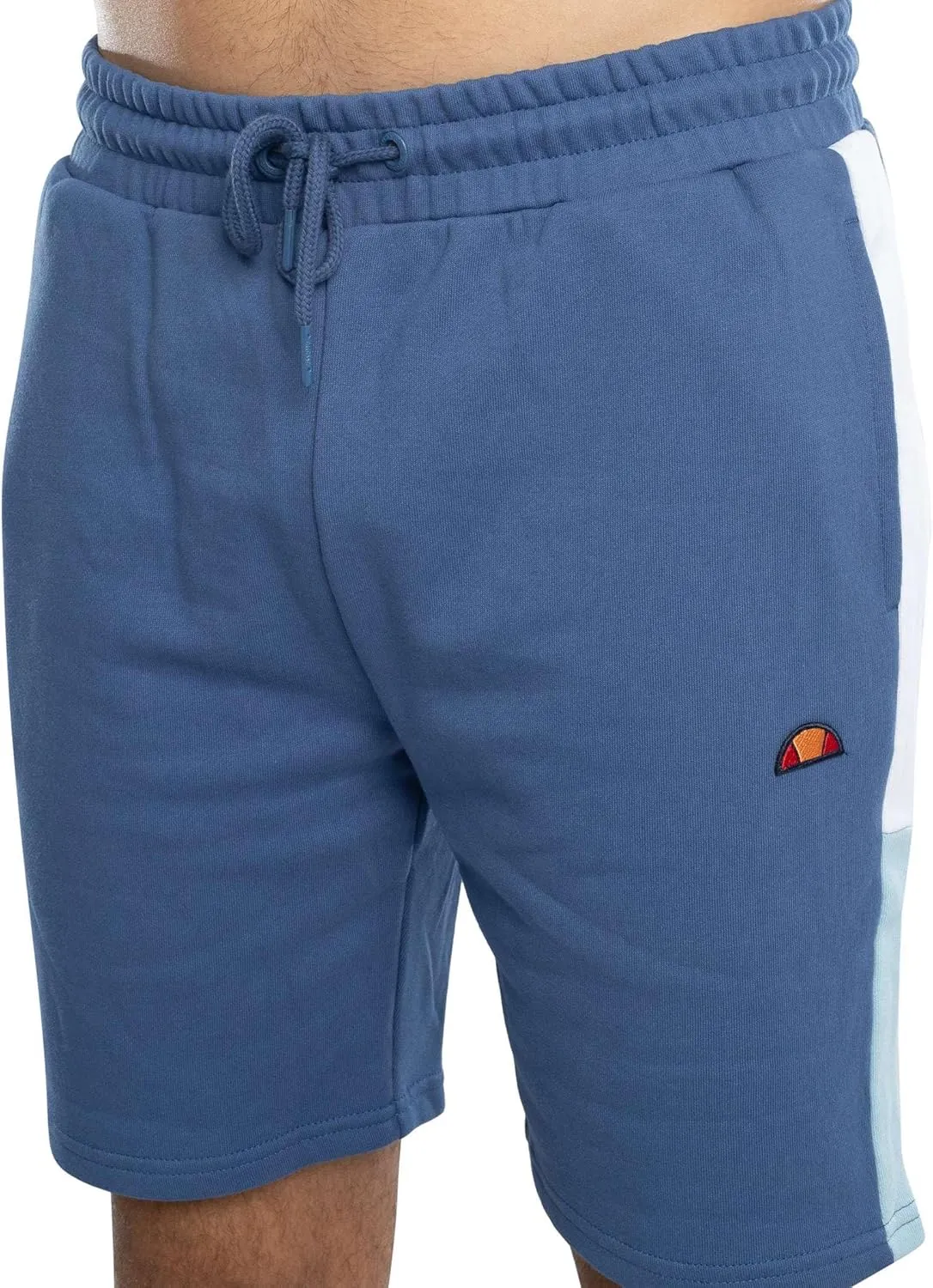 ellesse Men's Turi Cotton Drawstring Shorts, Light Blue